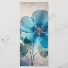 Menu Marcador do Flor Azul Eetano