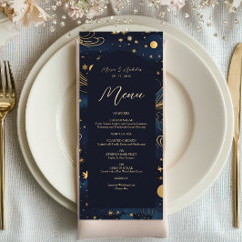 Menu Marinha Celeste Bodas de Ouro