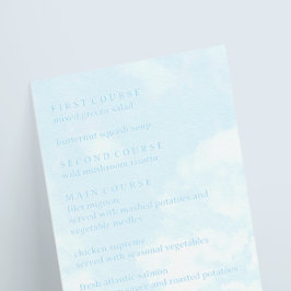 Menu Match Made In Heaven Wedding