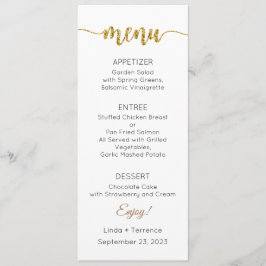 Menu, Menu Casamento, Janto, Almoço