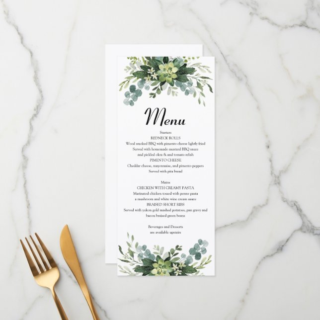 Menu Menú Plano de vegetación (Frente/Verso In Situ)