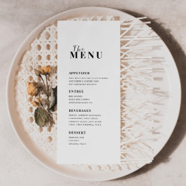Menu Minimalista Moderno