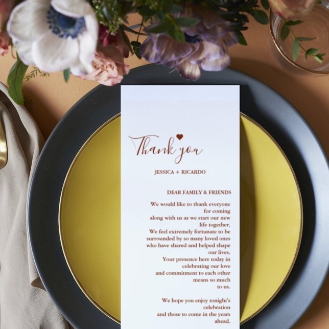 Menu Minimalista Moderno Siena + Obrigado Nota (Criador carregado)