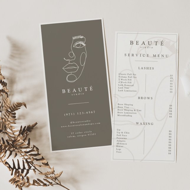 Menu Minúsculo Mínimo Moderno de Idade/Lash Neutro (Criador carregado)