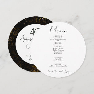 Menu Moderno Aniversário de 40 Anos de Casamento em Let