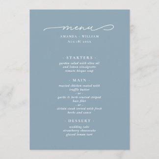 Menu Moderno e Elegante