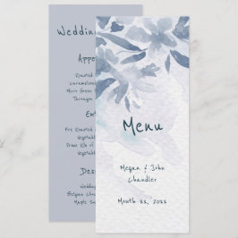 Menu Molho Azul Cama Deixa Casamento
