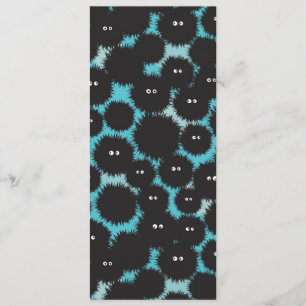 Menu Monstros engraçados e pretos