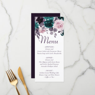 Menu Moody Boho Abóbora-abóbora-púrpura Buquê