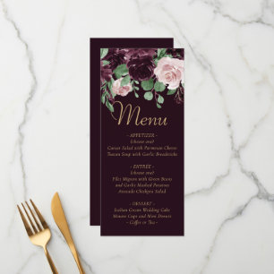 Menu Moody Passion Vinho Roxo-Rosa