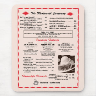 Menu Mousepad de Woolworth