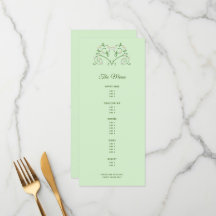 Menu Multi-Curso Vine Heart on Mint