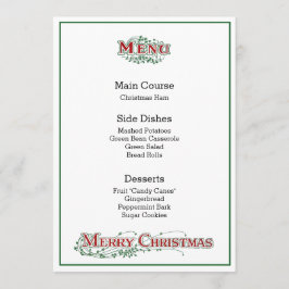 Menu Natal