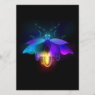 Menu Neon Firefly a preto