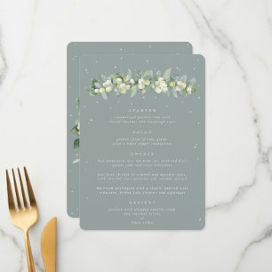 Menu Neve Seafoam + Eucalipto Casamento de 4 Pratos