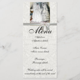 Menu Noiva Vintage Antique White Casamento