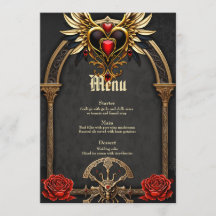 Nossos celtas e coração na elegância gótica