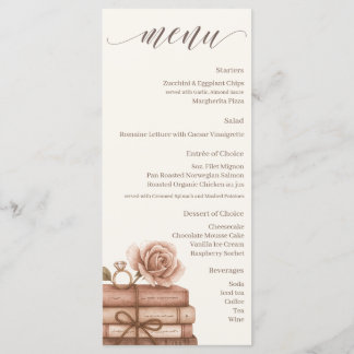 Menu Novo Cardápio de Chá de Noiva