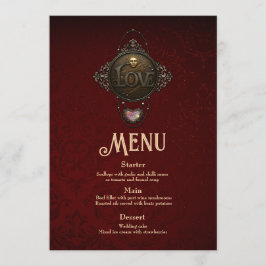 Menu O Emblema do Amor.