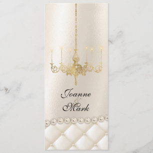 Menu O marfim da iluminação do candelabro do casament
