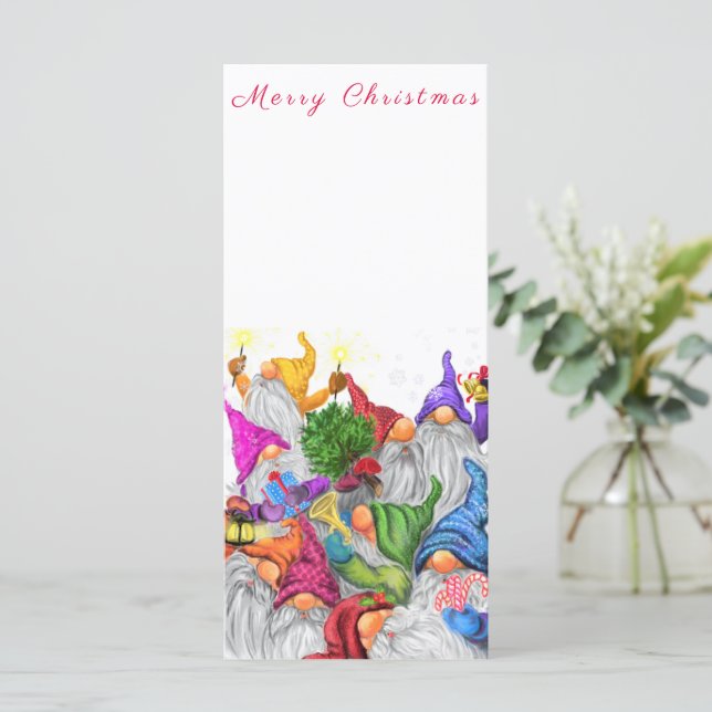 Menu O Natal dos Gnomos Felizes (Em pé/Frente)