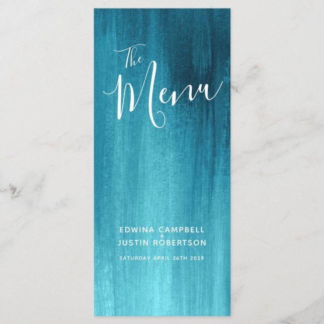 Menu Pacote de cardápio de casamento de arte formando m (Frente)