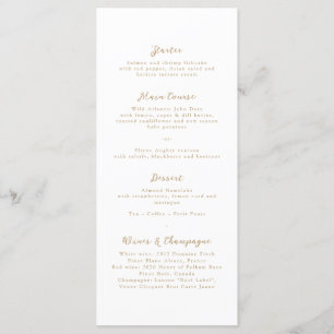 Menu Paixão de Monograma do Flor de Cereja Minimalista