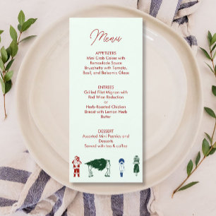 Menu Papais noeis Desenhando Natal