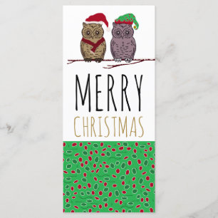 Menu papais noeis Owl e Elf Owl