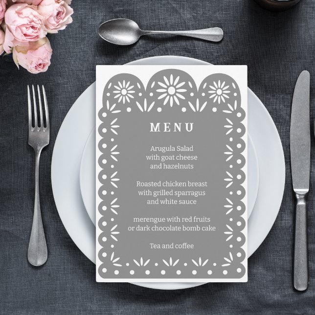 Menu PAPEL MEXICAN PICADO (Criador carregado)