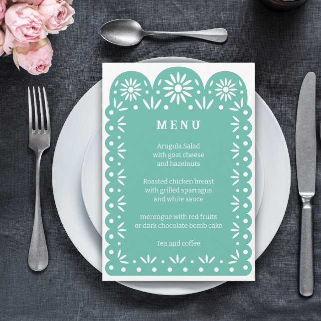 Menu PAPEL MEXICAN PICADO (Criador carregado)