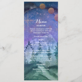 Menu Paraíso nas Florestas Montanhosas