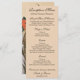 Menu Peacock e Peonies por Casamento Hiroshige