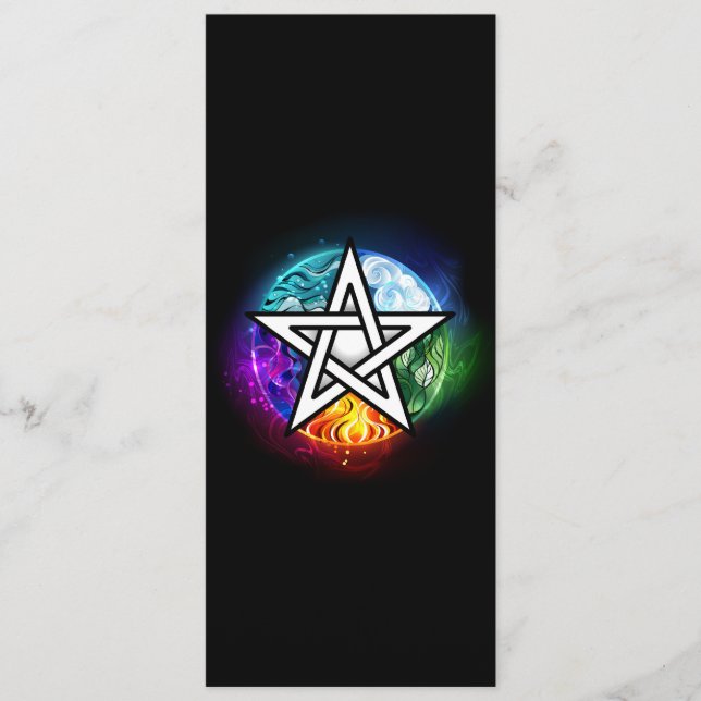 Menu Pentagrama do Wiccan (Frente)