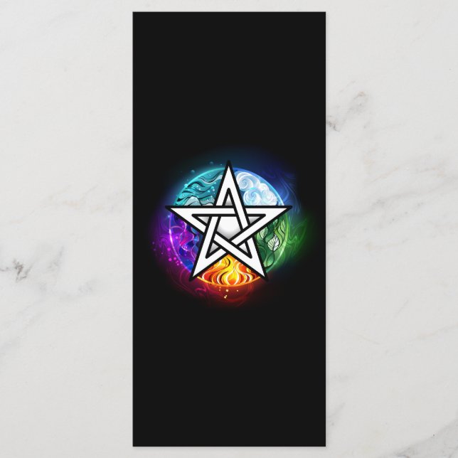 Menu Pentagrama do Wiccan (Frente)