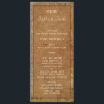 Menu Personalizado de Casamento de Destino do Mapa<br><div class="desc">Design do cartão de Destino de Mapa de Vintage exclusivo com um mapa mundial aflita em um antigo papel de artesanato. Use a ferramenta Personalizar para adicionar suas informações. Para ver mais,  também,  minha Coleção de Casamentos de Destino do Mapa Vintage.</div>