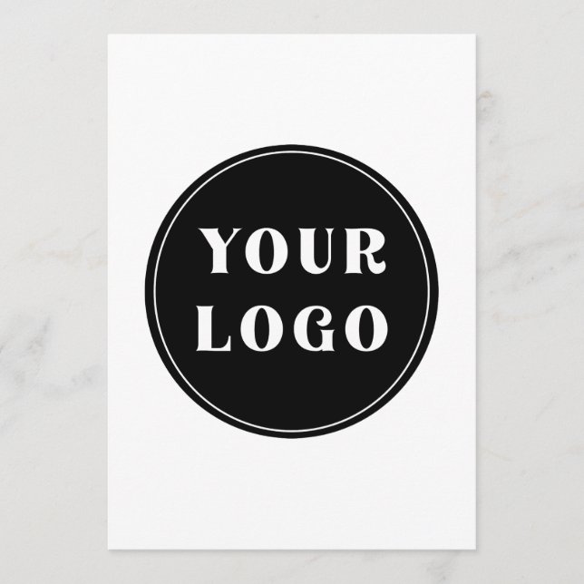 Menu personalizado, único, elegante e minimalista (Frente)