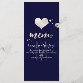 Menu PixDezines DIY Color/Faux Silver Heart