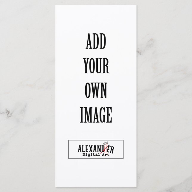 Menu Placa plana 4x9" (Frente)