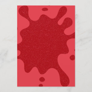 Menu Plano Brilho Vermelho Tomate Dividido – Perso