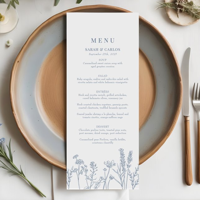 Menu Plano de Casamento de Floresta de Berguela (Criador carregado)