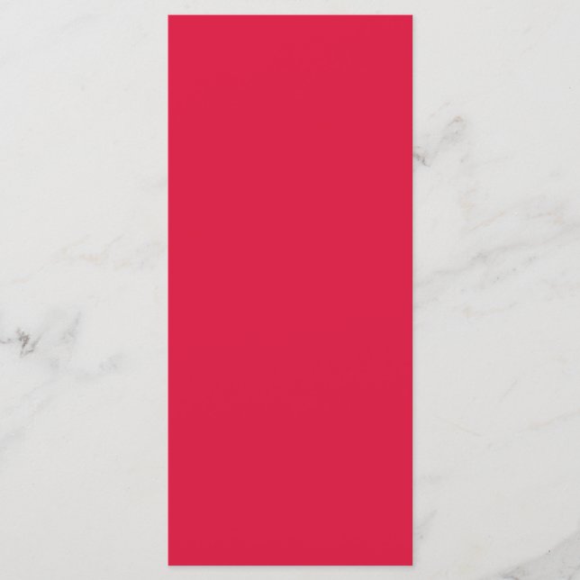 Menu Plano Personalizado do Crimson Red (Frente)