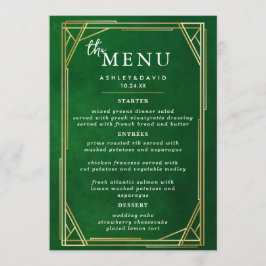 Menu Plano Placas de Menu de Mesa de Casamento Ele