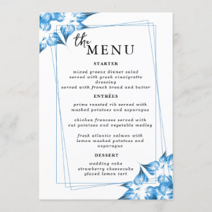 Menu Plano Placas de Menu de Mesa de Casamento Ele