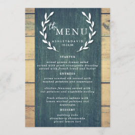Menu Plano Placas de Menu de Mesa de Casamento Ele