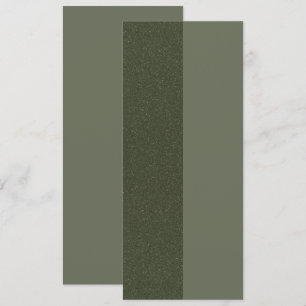 Menu Plano Texturizado Verde Musgo Two-Tone – Pers