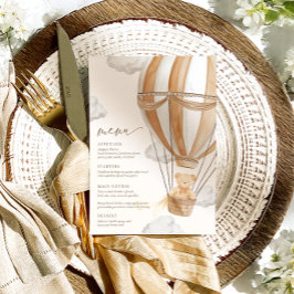 Menu Podemos Esperar Por Chá de fraldas