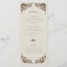 Menu Pomegranato Vintage