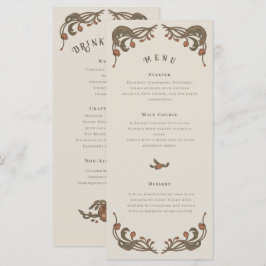 Menu Pomegranato Vintage