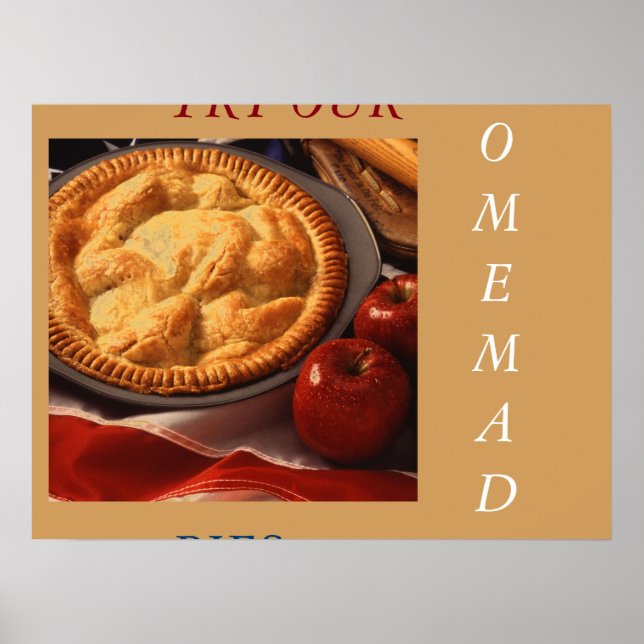 MENU POSTER DE ARTE DE PIE DO APPLE (Frente)